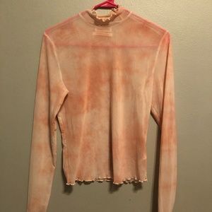 BDG/urban outfitters sheet pink top